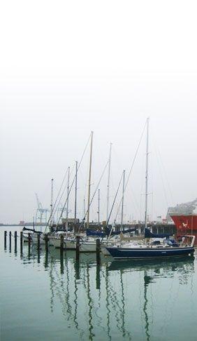 Overlooking the Port of Lyttelton